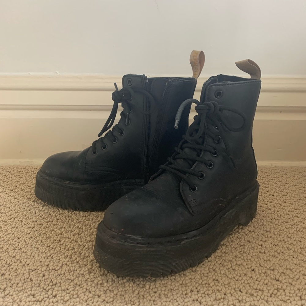 💛 Doc Martens Vegan Jadon Mono - Picture 2 of 7